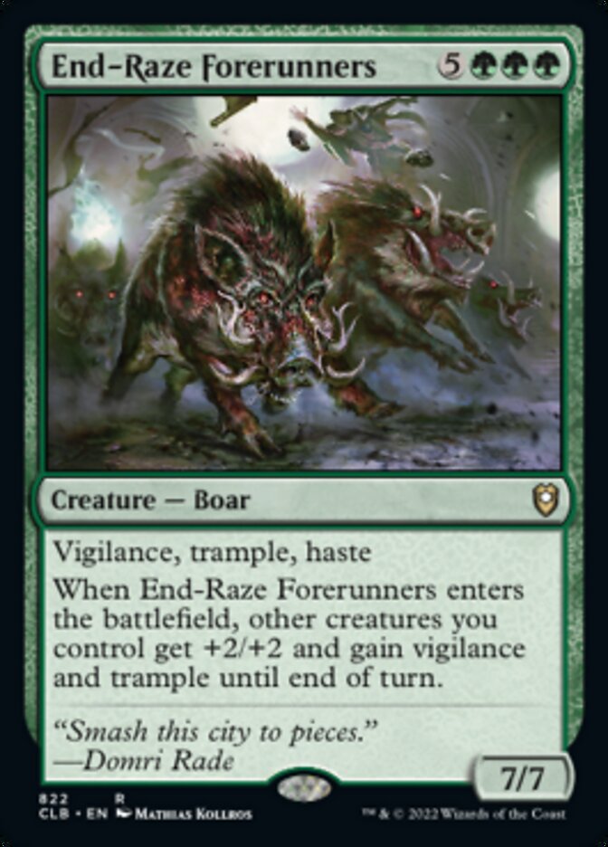 End-Raze Forerunners [Commander Legends: Battle for Baldur's Gate] | Anubis Games and Hobby