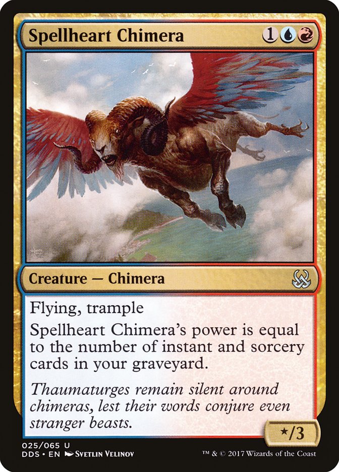Spellheart Chimera [Duel Decks: Mind vs. Might] | Anubis Games and Hobby