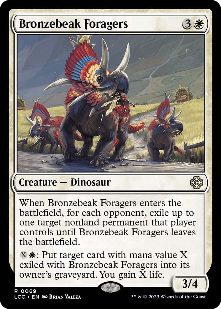 Bronzebeak Foragers [The Lost Caverns of Ixalan Commander] | Anubis Games and Hobby