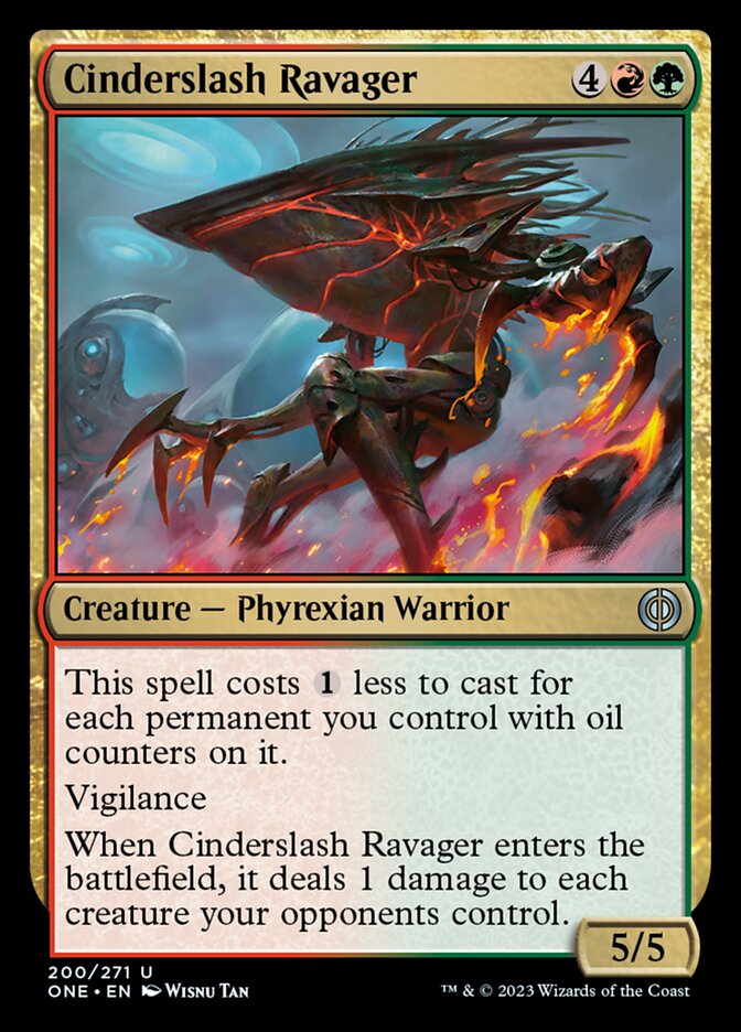 Cinderslash Ravager [Phyrexia: All Will Be One] | Anubis Games and Hobby