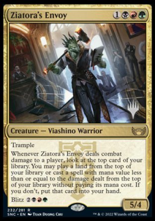 Ziatora's Envoy (Promo Pack) [Streets of New Capenna Promos] | Anubis Games and Hobby