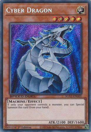 Cyber Dragon [SGX1-ENG01] Secret Rare | Anubis Games and Hobby