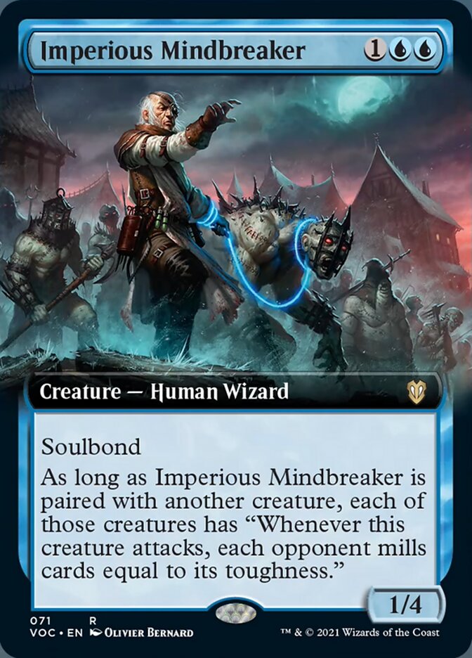 Imperious Mindbreaker (Extended Art) [Innistrad: Crimson Vow Commander] | Anubis Games and Hobby