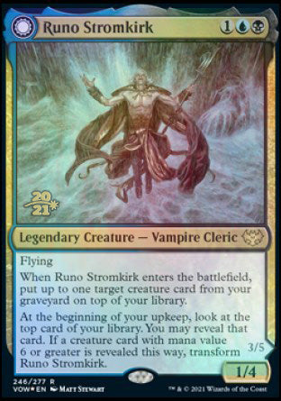 Runo Stromkirk // Krothuss, Lord of the Deep [Innistrad: Crimson Vow Prerelease Promos] | Anubis Games and Hobby