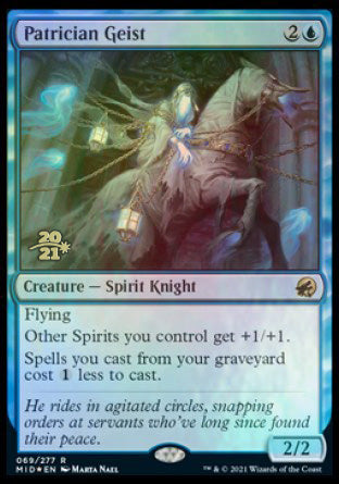 Patrician Geist [Innistrad: Midnight Hunt Prerelease Promos] | Anubis Games and Hobby