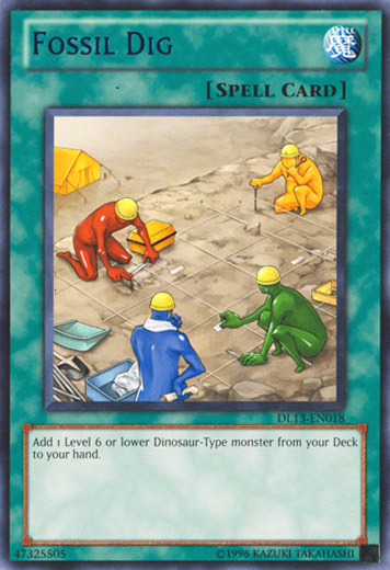 Fossil Dig (Blue) [DL13-EN018] Rare | Anubis Games and Hobby