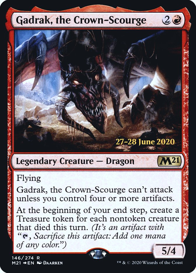 Gadrak, the Crown-Scourge [Core Set 2021 Prerelease Promos] | Anubis Games and Hobby