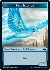 Bird Illusion // Elf Warrior Double-Sided Token [Game Night: Free-for-All Tokens] | Anubis Games and Hobby