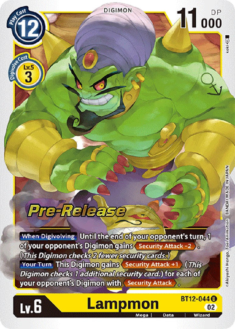 Lampmon [BT12-044] [Across Time Pre-Release Cards] | Anubis Games and Hobby