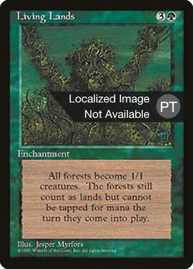 Living Lands [Fourth Edition (Foreign Black Border)] | Anubis Games and Hobby