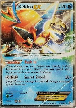 Keldeo EX (49/149) (Darkrai Deck - Jason Klaczynski) [World Championships 2013] | Anubis Games and Hobby