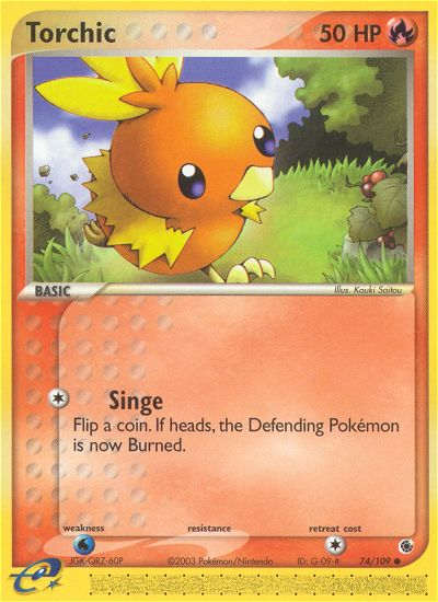 Torchic (74/109) [EX: Ruby & Sapphire] | Anubis Games and Hobby