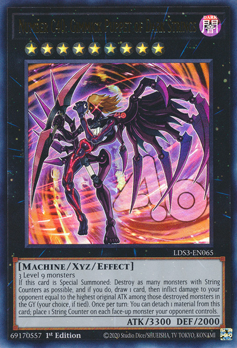 Number C40: Gimmick Puppet of Dark Strings [LDS3-EN065] Ultra Rare | Anubis Games and Hobby