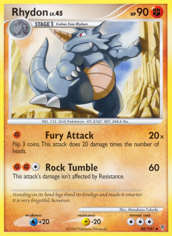 Rhydon (80/147) [Platinum: Supreme Victors] | Anubis Games and Hobby