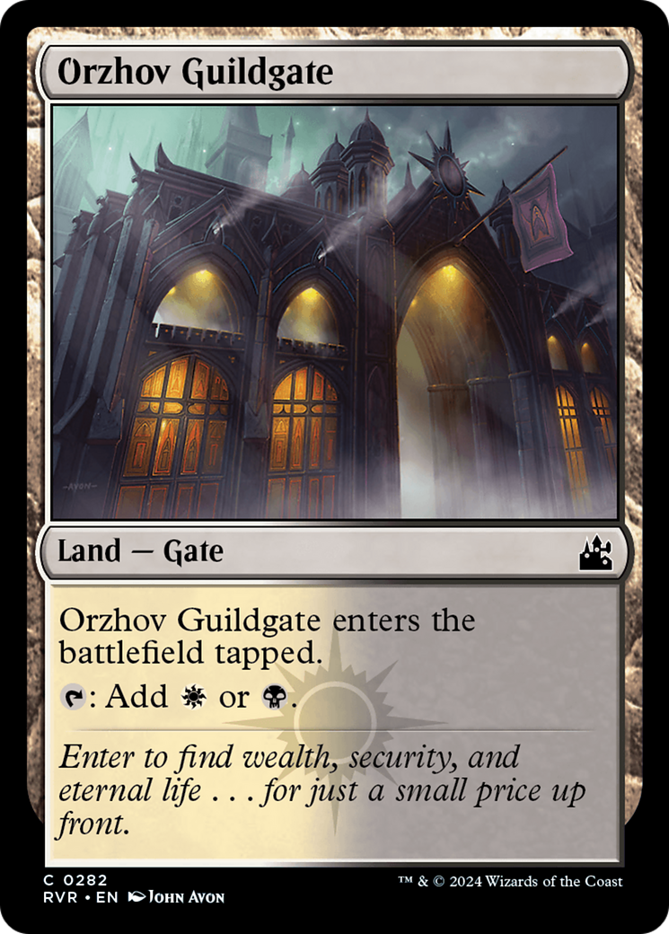 Orzhov Guildgate [Ravnica Remastered] | Anubis Games and Hobby