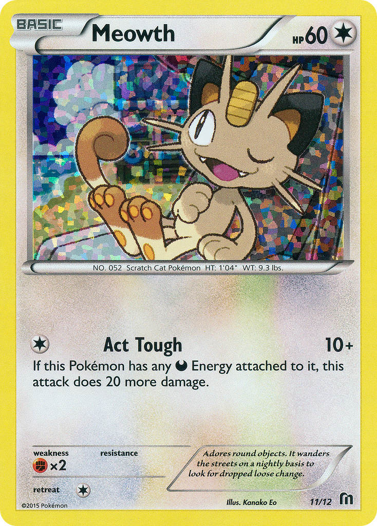 Meowth (11/12) [McDonald's Promos: 2016 Collection] | Anubis Games and Hobby