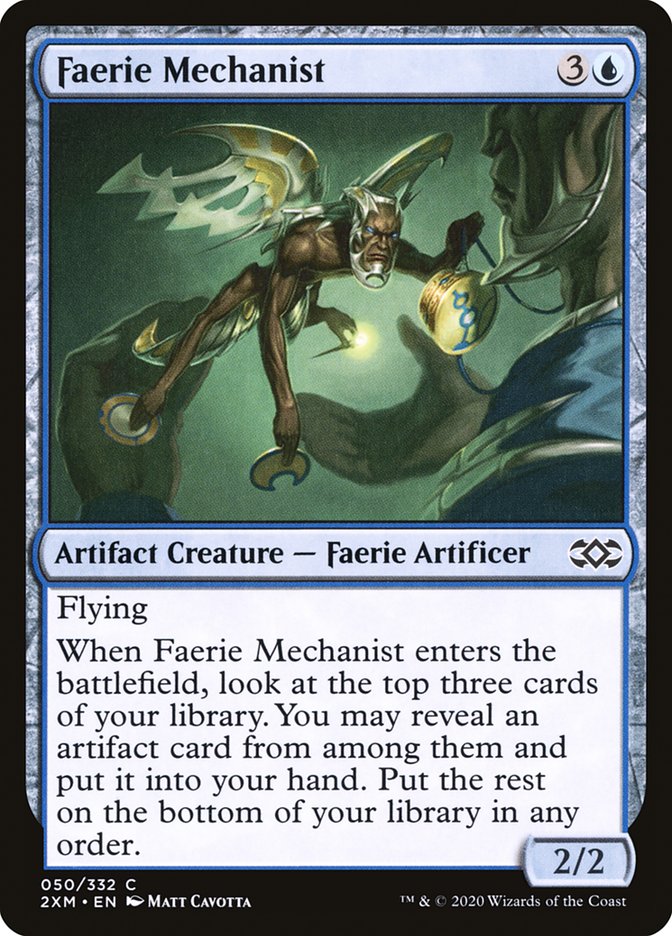 Faerie Mechanist [Double Masters] | Anubis Games and Hobby