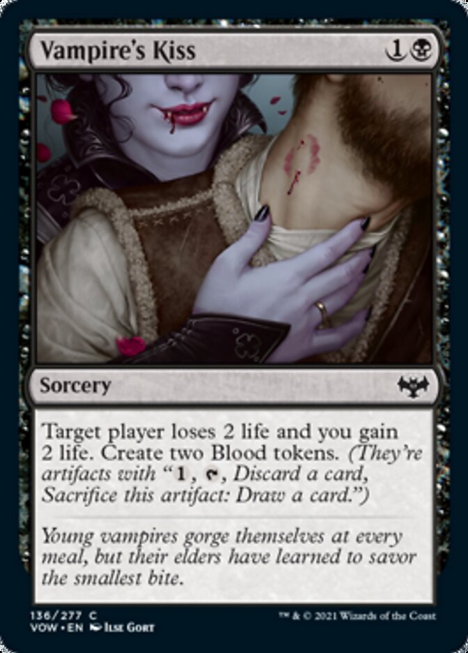 Vampire's Kiss [Innistrad: Crimson Vow] | Anubis Games and Hobby