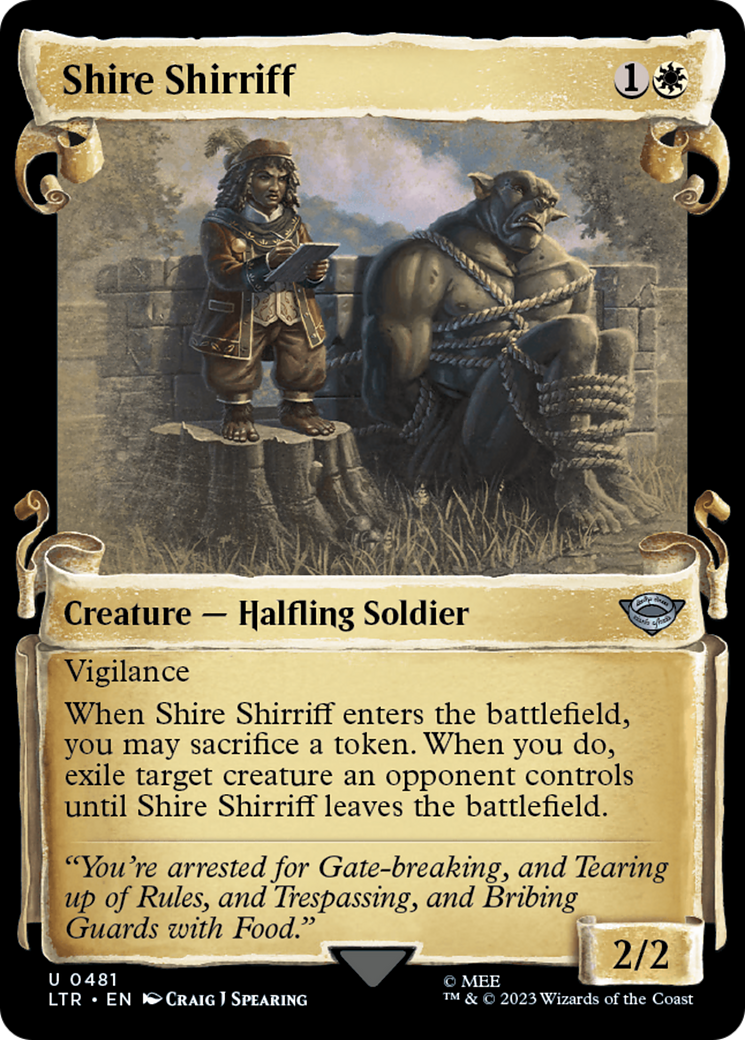 Shire Shirriff [The Lord of the Rings: Tales of Middle-Earth Showcase Scrolls] | Anubis Games and Hobby