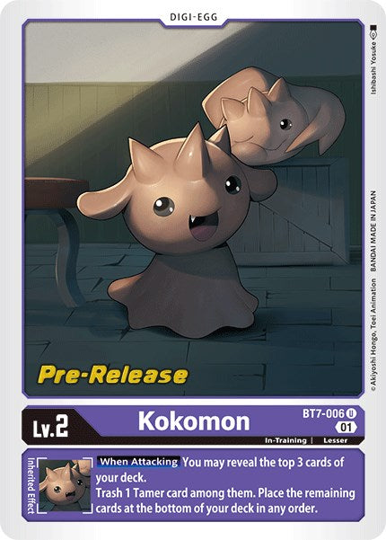 Kokomon [BT7-006] [Next Adventure Pre-Release Cards] | Anubis Games and Hobby