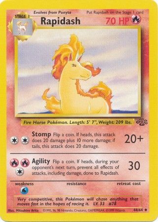 Rapidash (44/64) [Jungle Unlimited] | Anubis Games and Hobby