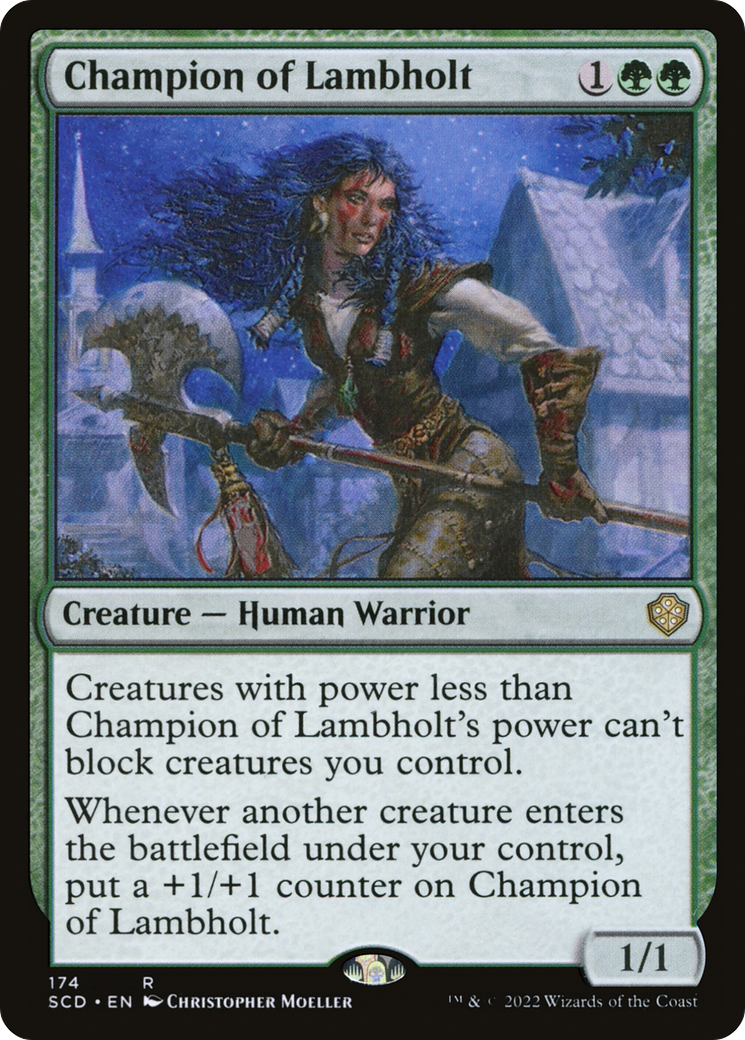 Champion of Lambholt [Starter Commander Decks] | Anubis Games and Hobby