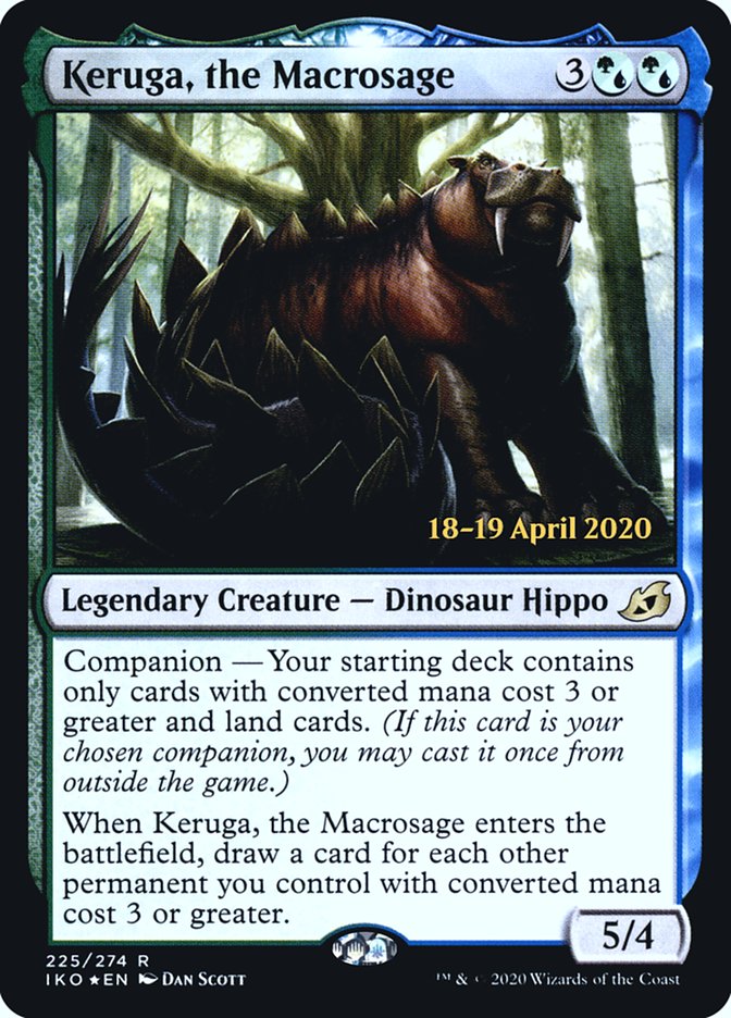 Keruga, the Macrosage [Ikoria: Lair of Behemoths Prerelease Promos] | Anubis Games and Hobby