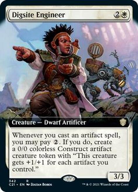 Digsite Engineer (Extended Art) [Commander 2021] | Anubis Games and Hobby