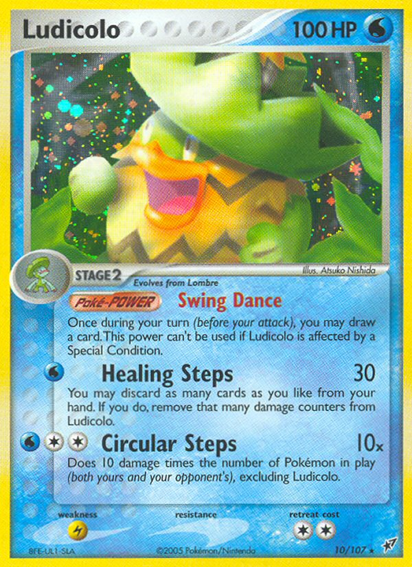 Ludicolo (10/107) [EX: Deoxys] | Anubis Games and Hobby