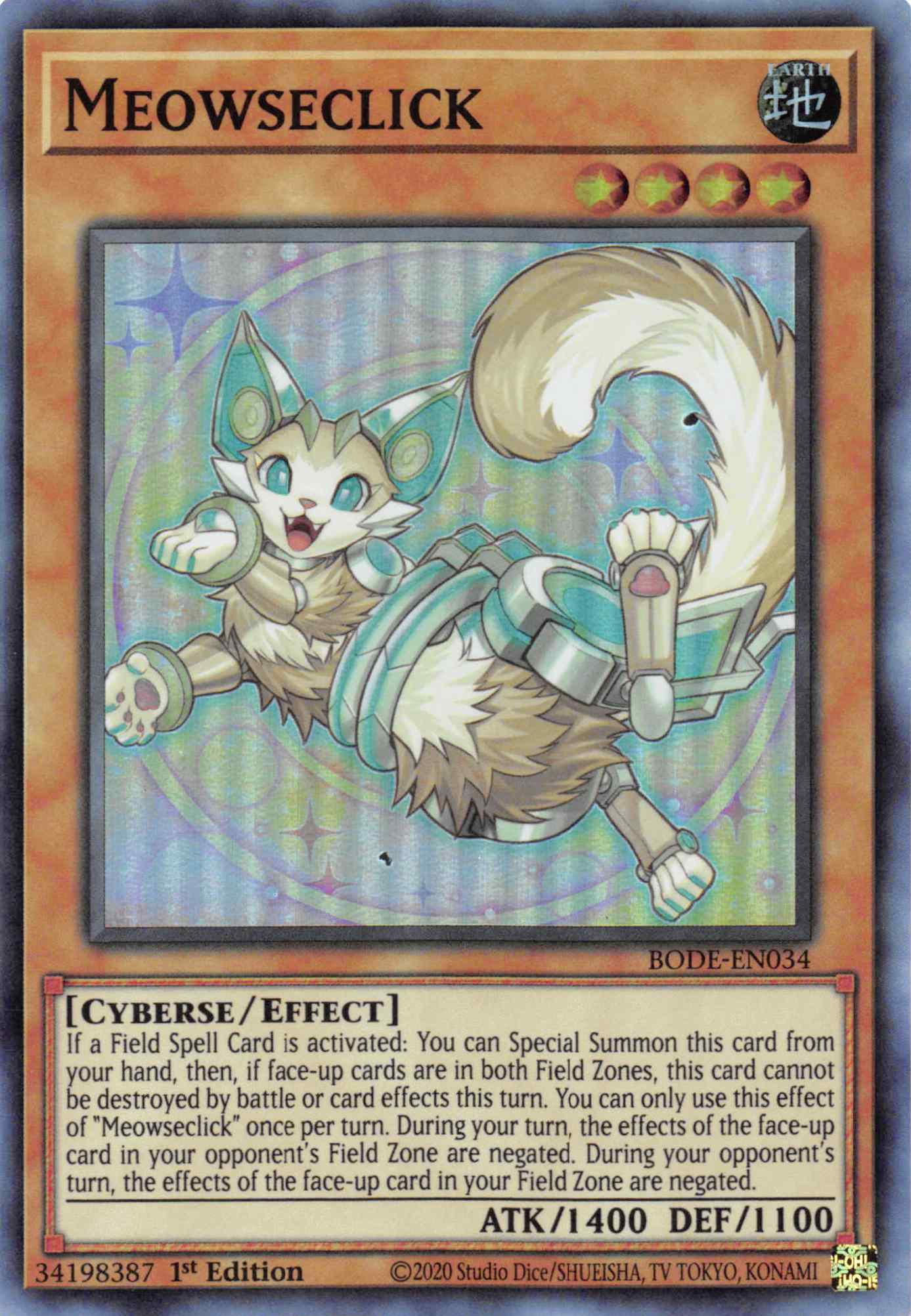 Meowseclick [BODE-EN034] Super Rare | Anubis Games and Hobby