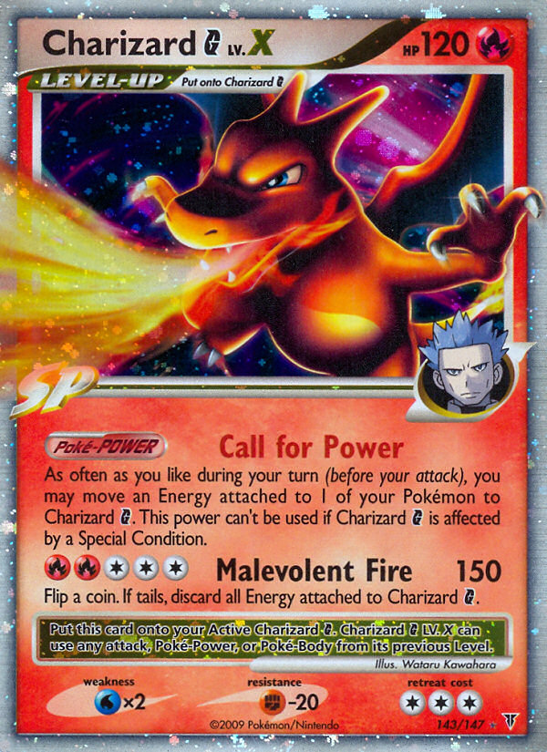 Charizard G LV.X (143/147) [Platinum: Supreme Victors] | Anubis Games and Hobby