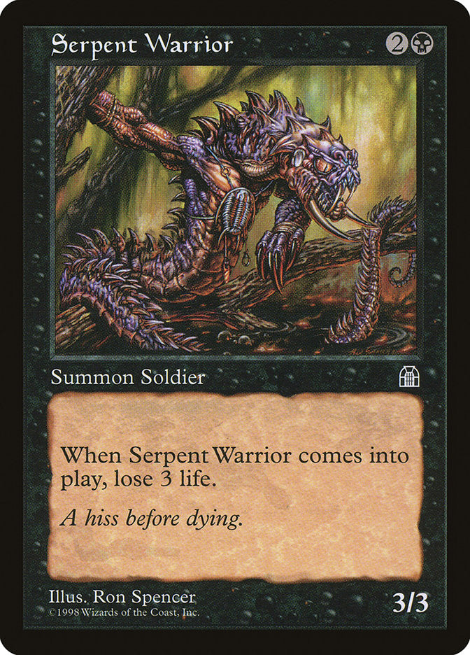 Serpent Warrior [Stronghold] | Anubis Games and Hobby