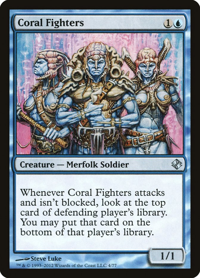 Coral Fighters [Duel Decks: Venser vs. Koth] | Anubis Games and Hobby