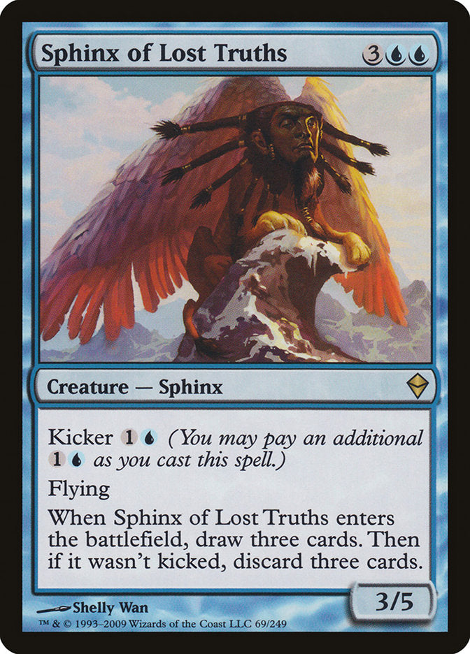 Sphinx of Lost Truths [Zendikar] | Anubis Games and Hobby