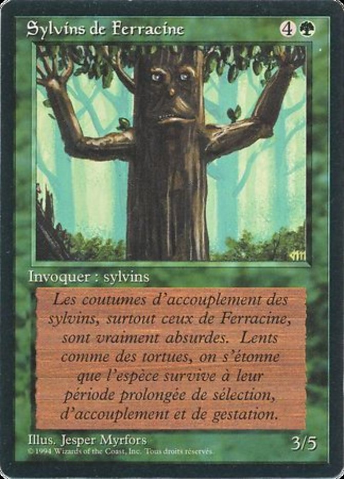 Ironroot Treefolk [Foreign Black Border] | Anubis Games and Hobby
