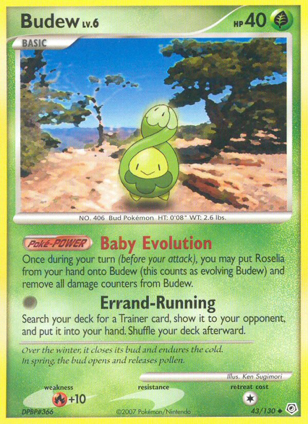 Budew (43/130) [Diamond & Pearl: Base Set] | Anubis Games and Hobby