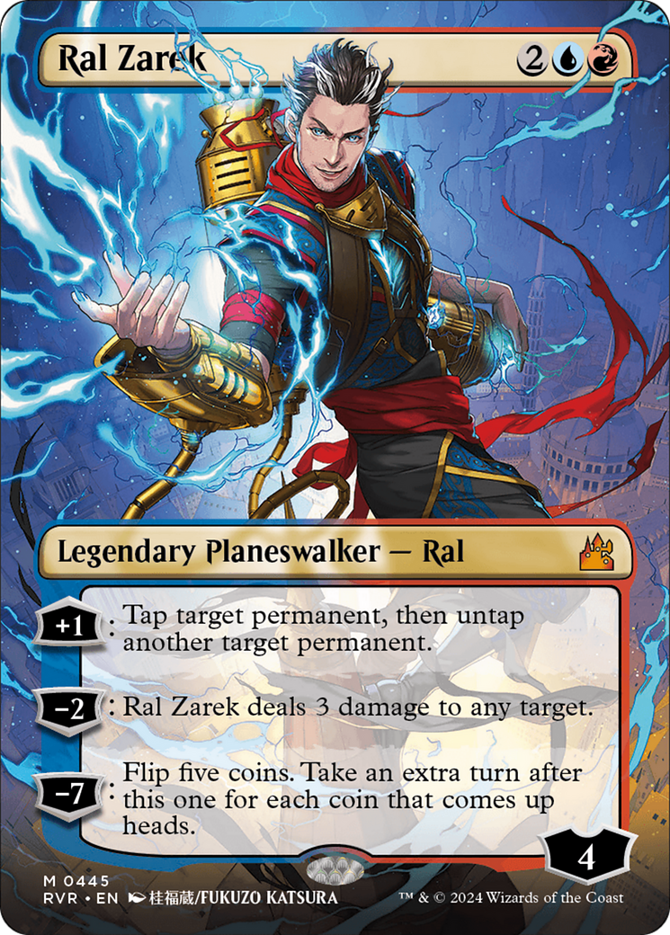 Ral Zarek (Anime Borderless) [Ravnica Remastered] | Anubis Games and Hobby