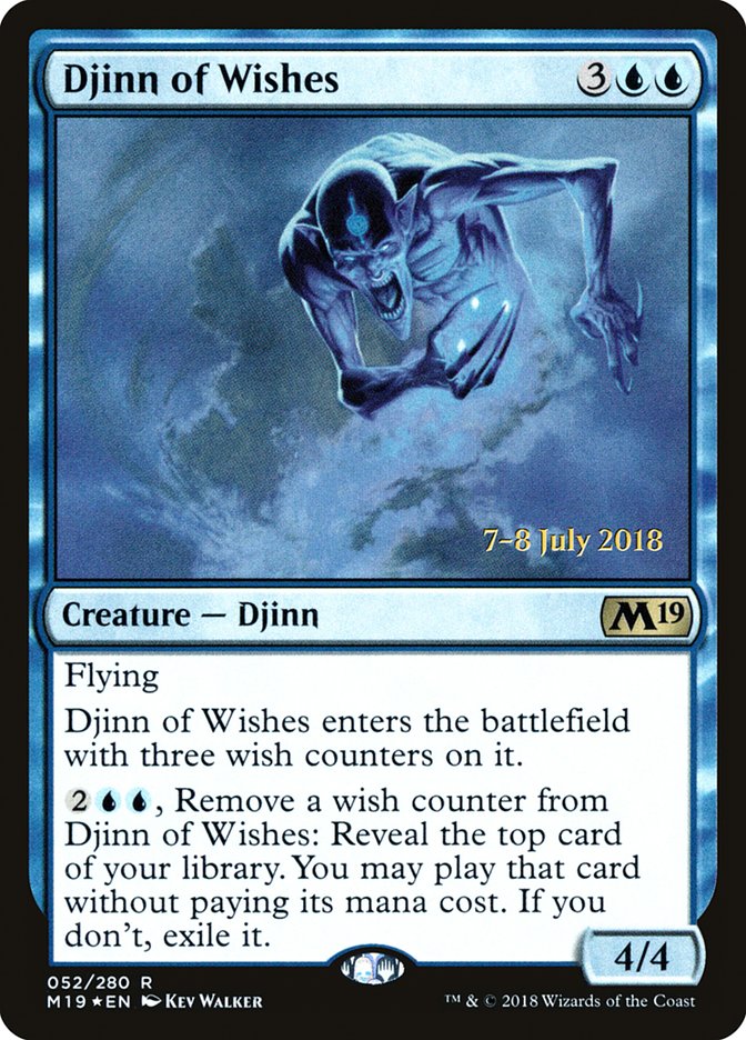 Djinn of Wishes [Core Set 2019 Prerelease Promos] | Anubis Games and Hobby