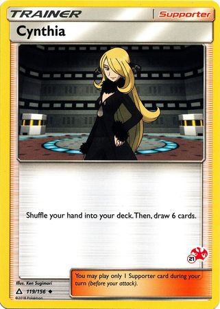 Cynthia (119/156) (Charizard Stamp #21) [Battle Academy 2020] | Anubis Games and Hobby