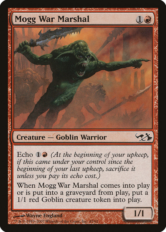 Mogg War Marshal [Duel Decks: Elves vs. Goblins] | Anubis Games and Hobby