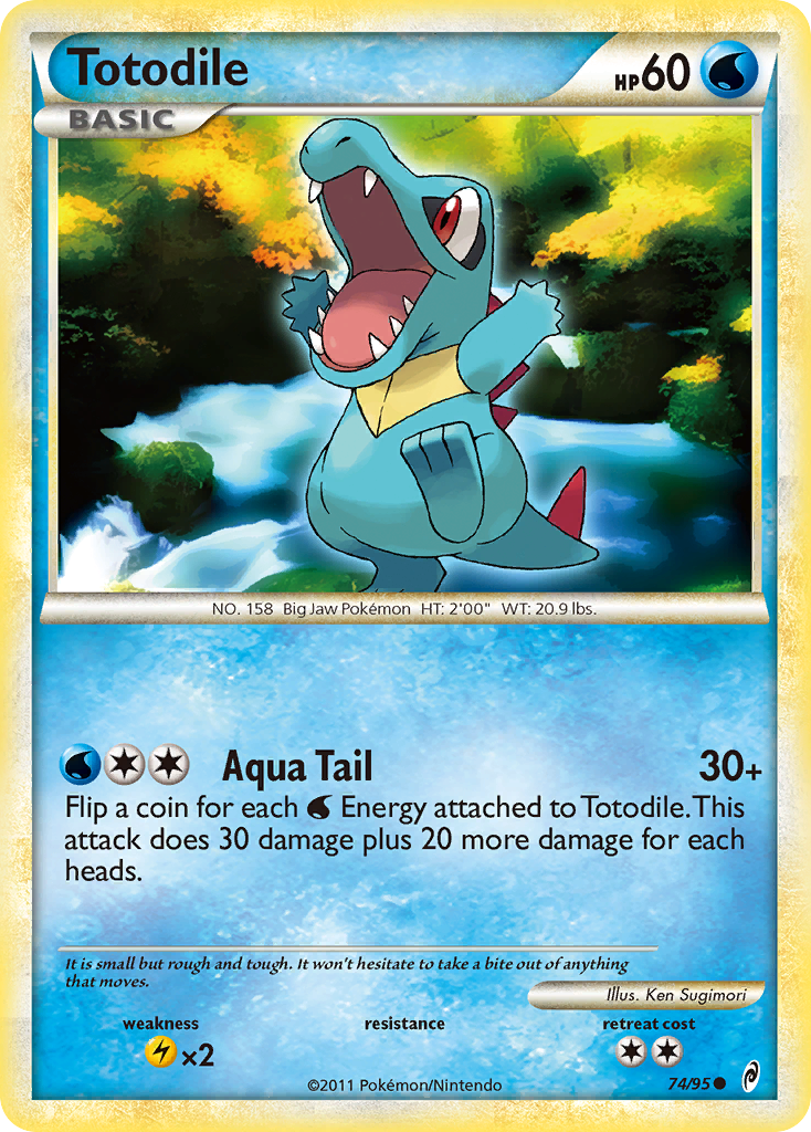 Totodile (74/95) [HeartGold & SoulSilver: Call of Legends] | Anubis Games and Hobby