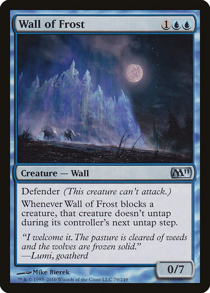 Wall of Frost [Magic 2011] | Anubis Games and Hobby