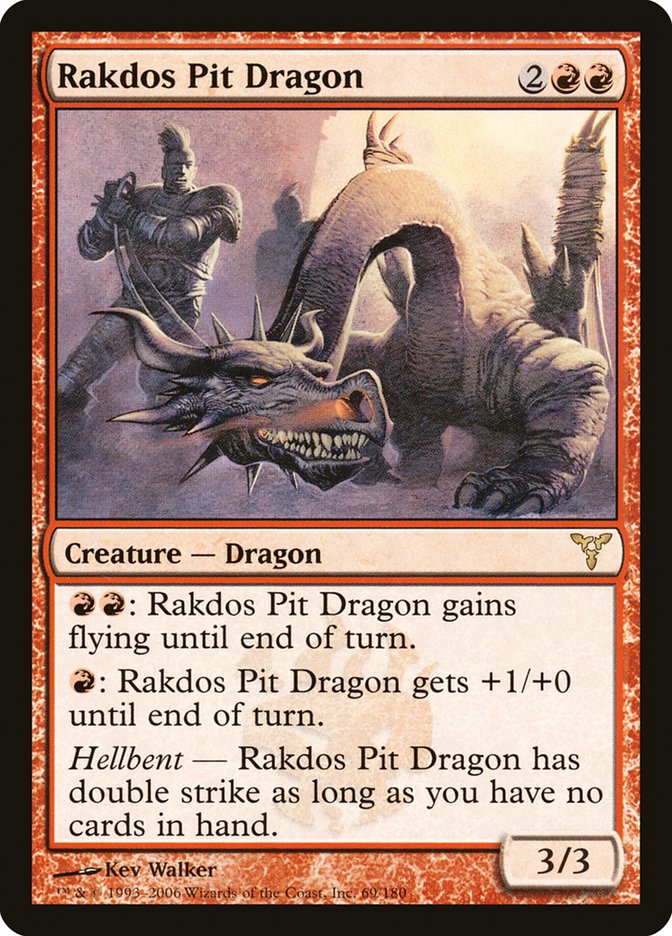 Rakdos Pit Dragon [Dissension] | Anubis Games and Hobby