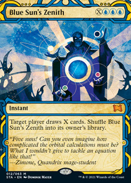 Blue Sun's Zenith (Foil Etched) [Strixhaven: School of Mages Mystical Archive] | Anubis Games and Hobby