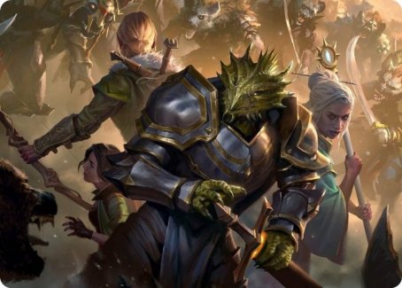 You Come to the Gnoll Camp Art Card [Dungeons & Dragons: Adventures in the Forgotten Realms Art Series] | Anubis Games and Hobby