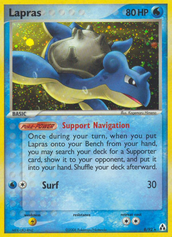 Lapras (8/92) [EX: Legend Maker] | Anubis Games and Hobby