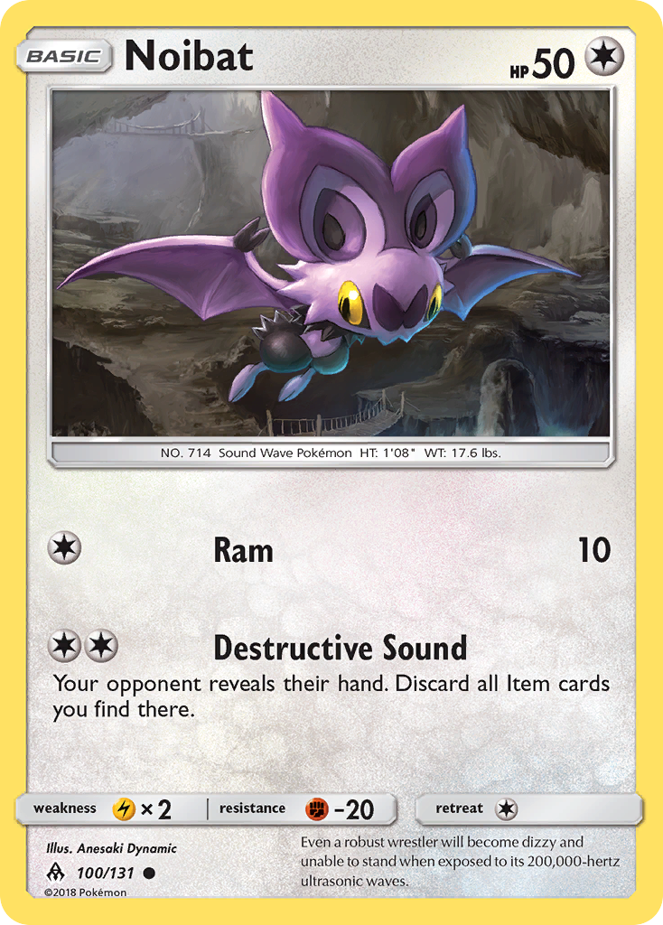 Noibat (100/131) [Sun & Moon: Forbidden Light] | Anubis Games and Hobby