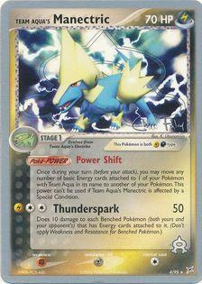 Team Aqua's Manectric (4/95) (Blaziken Tech - Chris Fulop) [World Championships 2004] | Anubis Games and Hobby