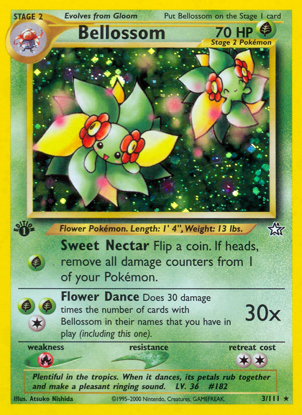 Bellossom (3/111) [Neo Genesis 1st Edition] | Anubis Games and Hobby