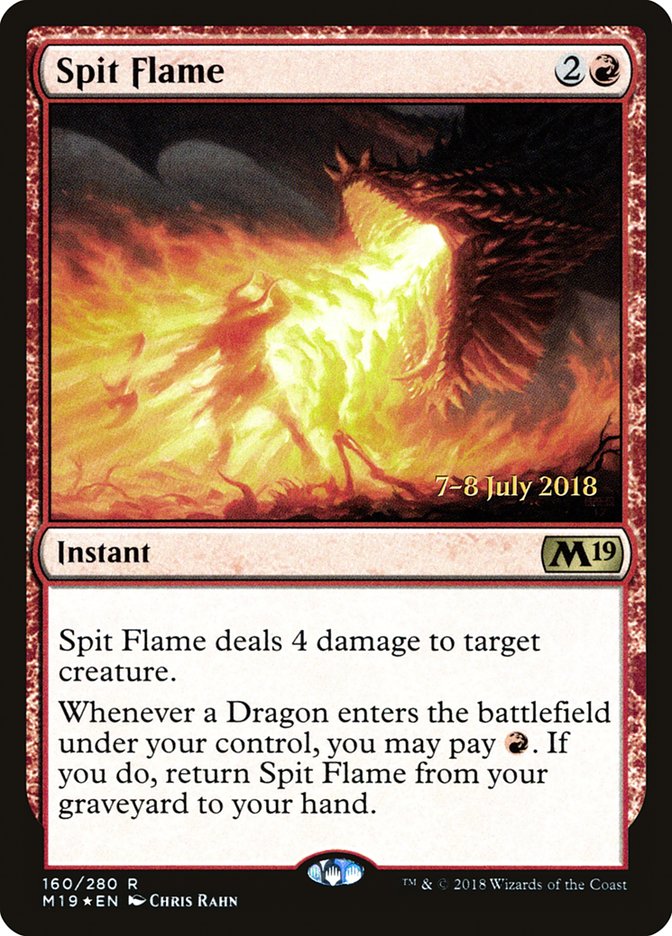 Spit Flame [Core Set 2019 Prerelease Promos] | Anubis Games and Hobby